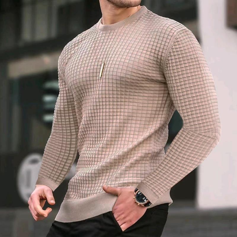 Herren Strickpullover Strukturiert Modern BerlinSTYLE - BerlinGlamour