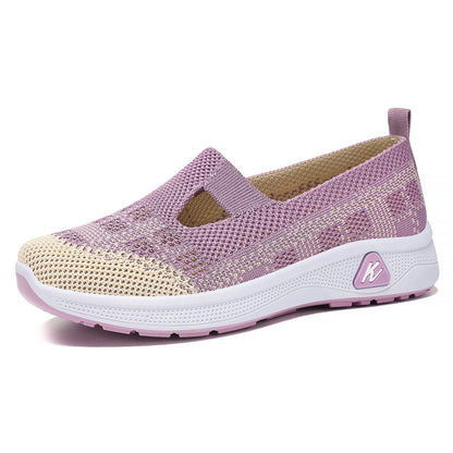 Damen Laufschuhe Atmungsaktiv Elastisch Sportschuhe Frauen