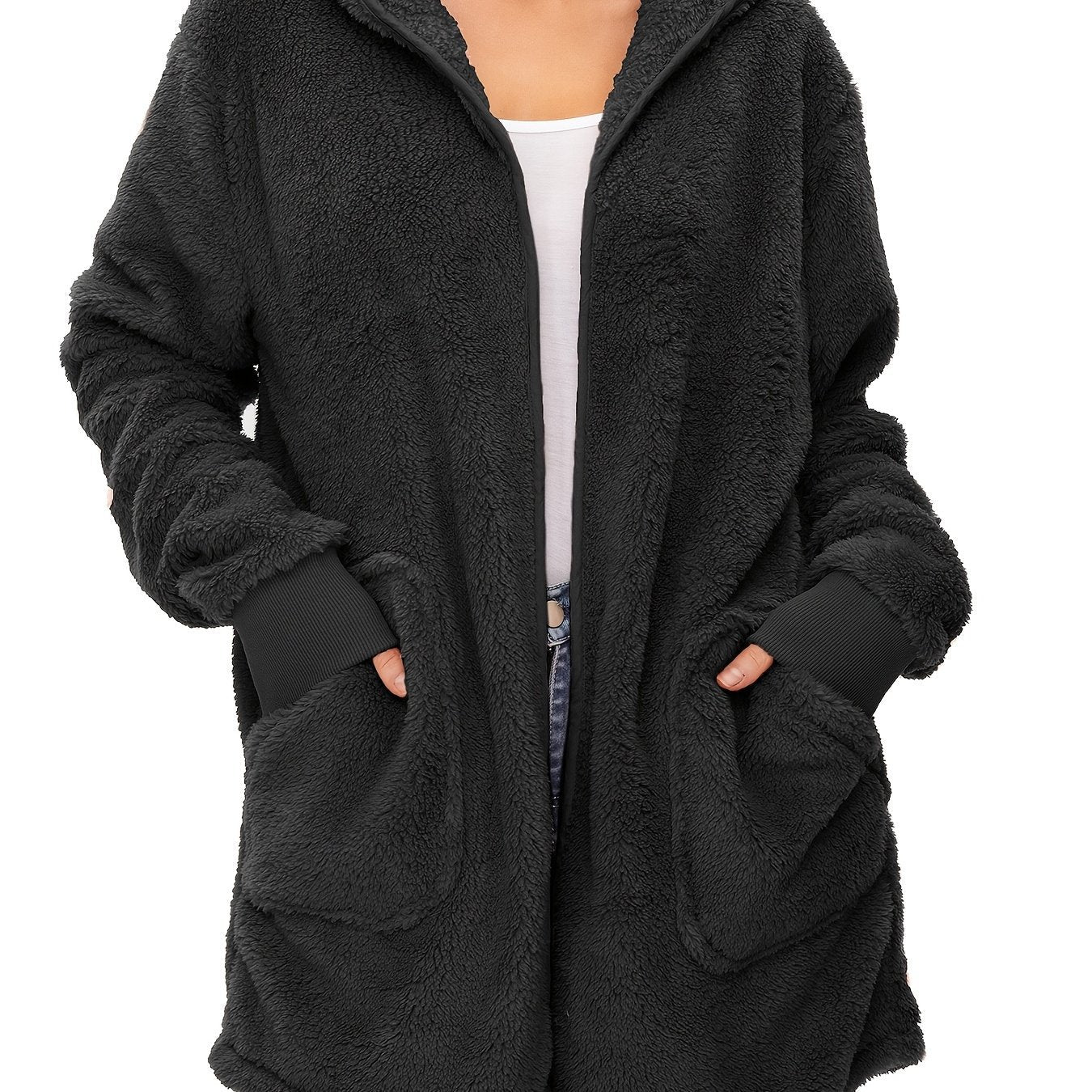 Weiche Damen Fleecejacke Warm Berlin Style