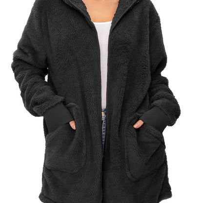 Weiche Damen Fleecejacke Warm Berlin Style