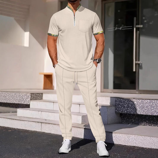 Herren Sportanzug Modern Kurzarm Funktionsbekleidung - BerlinGlamour