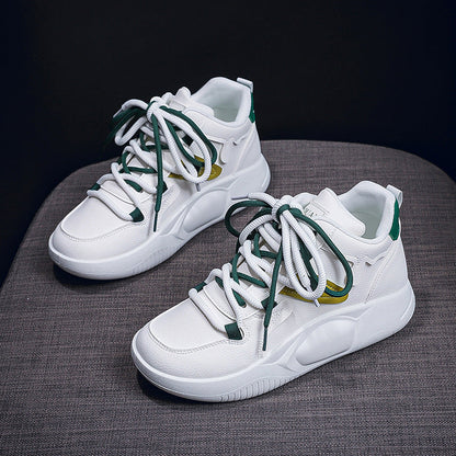 Damen Sneaker High-Top Sportlich Schnürsystem