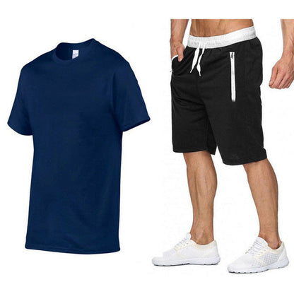Herren Sportbekleidung Set: T-Shirt und Shorts Casual Style