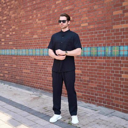 Herren Freizeitanzug Set Lässig Moderner Stil