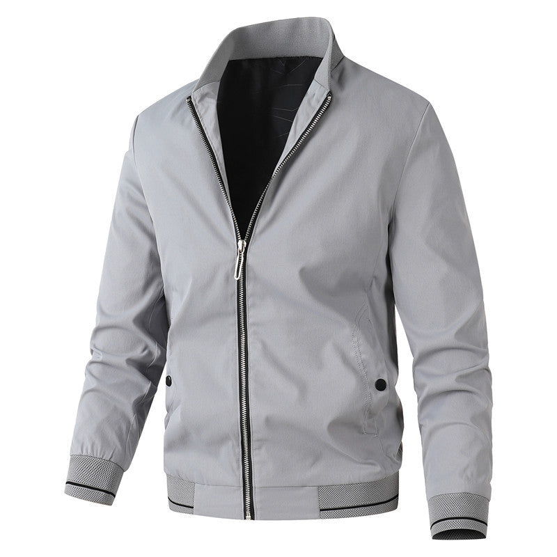 Herren Steppjacke Sportlich Mit Stehkragen Modern
