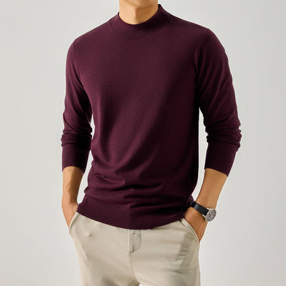 Herren Pullover Feinstrick Modern Elegant
