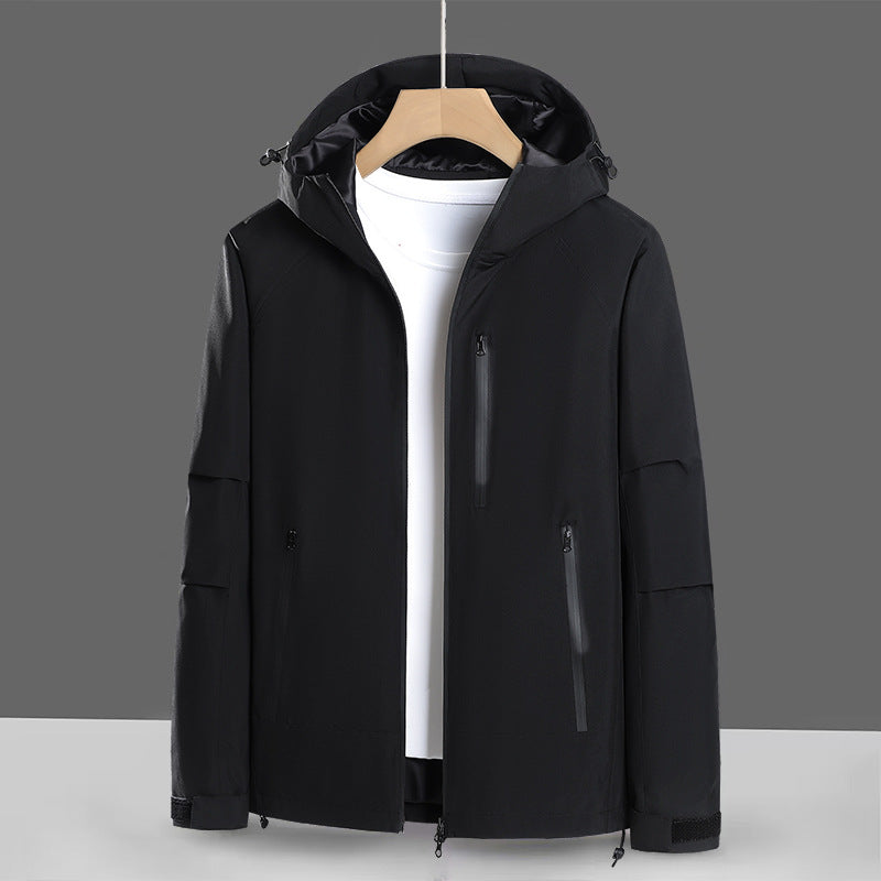 Herren Softshell-Jacke Wasserabweisend Verstellbar - BerlinGlamour