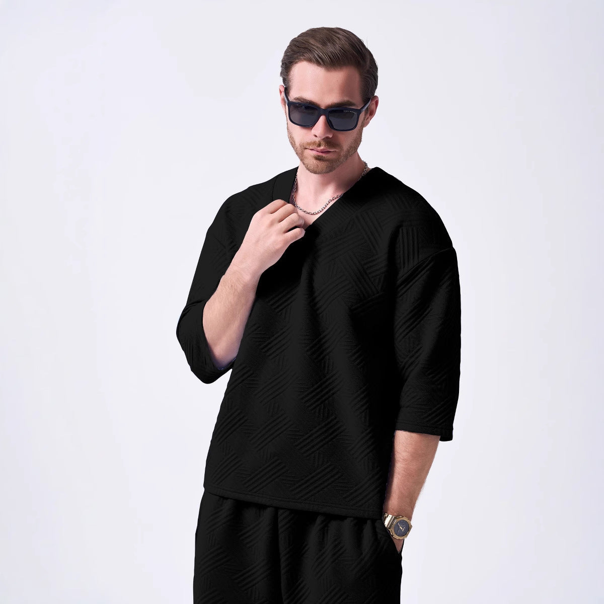 Herren T-Shirt Oversized Lässig Berlin Style