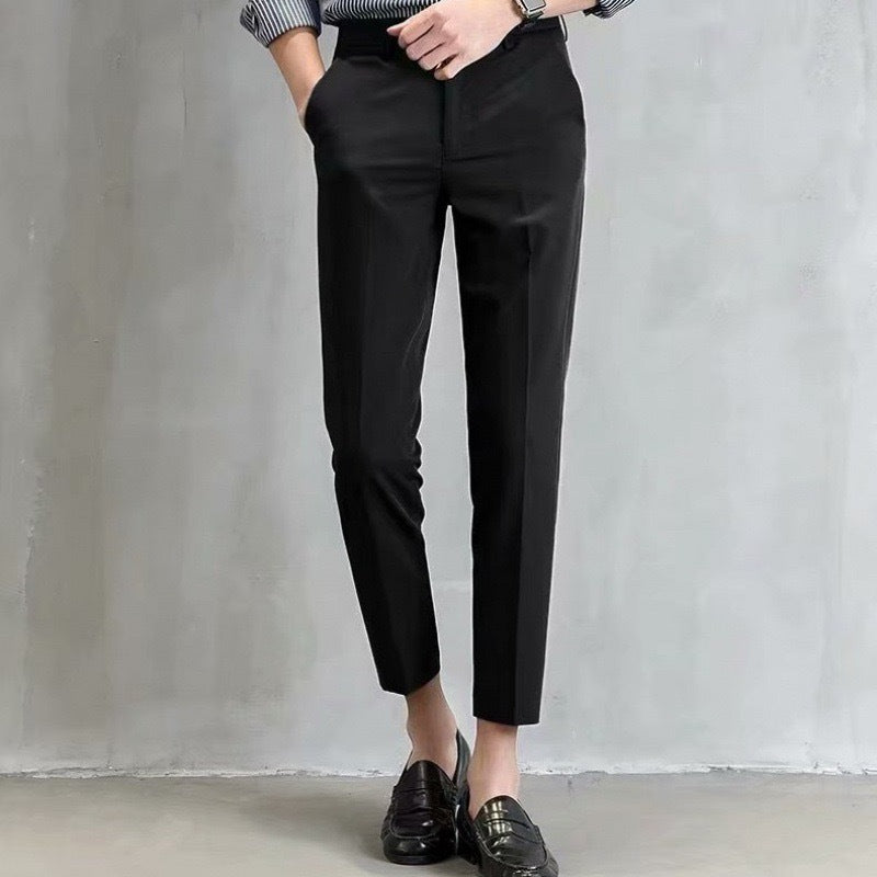 Herren Chino-Hose Elegant Slim Fit Beige