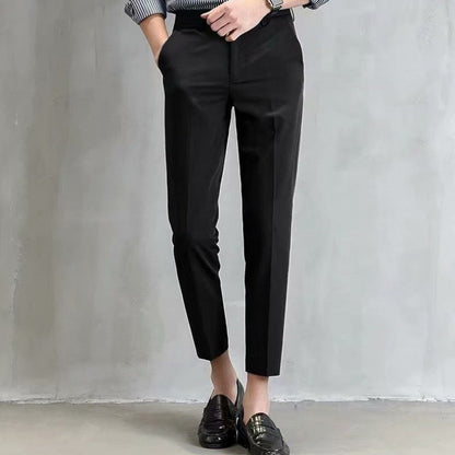 Herren Chino-Hose Elegant Slim Fit Beige