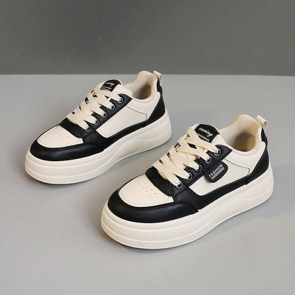 Damen Plateau Sneaker Modern mit Polsterung und Komfortsohle
