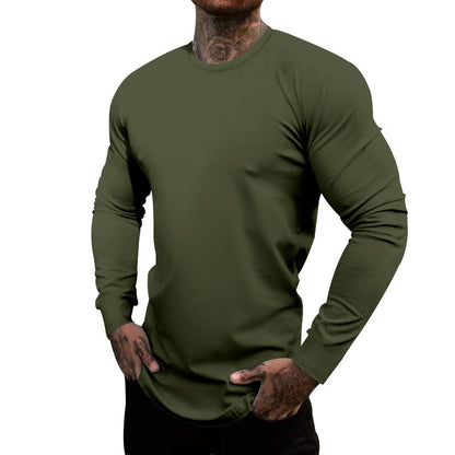 Herren T-Shirt Langarm Elastisch Feuchtigkeitstransportierend
