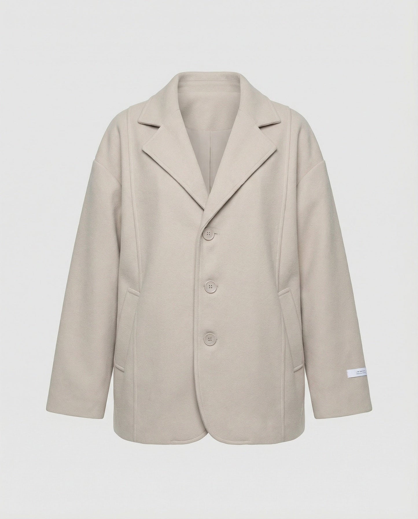 Damen Strickcardigan Weiß Großzügig Mit Knöpfen und Taschen