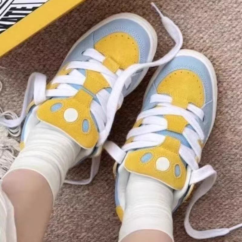Damen Sneaker Sportlich Farbenfroh Geopolstert