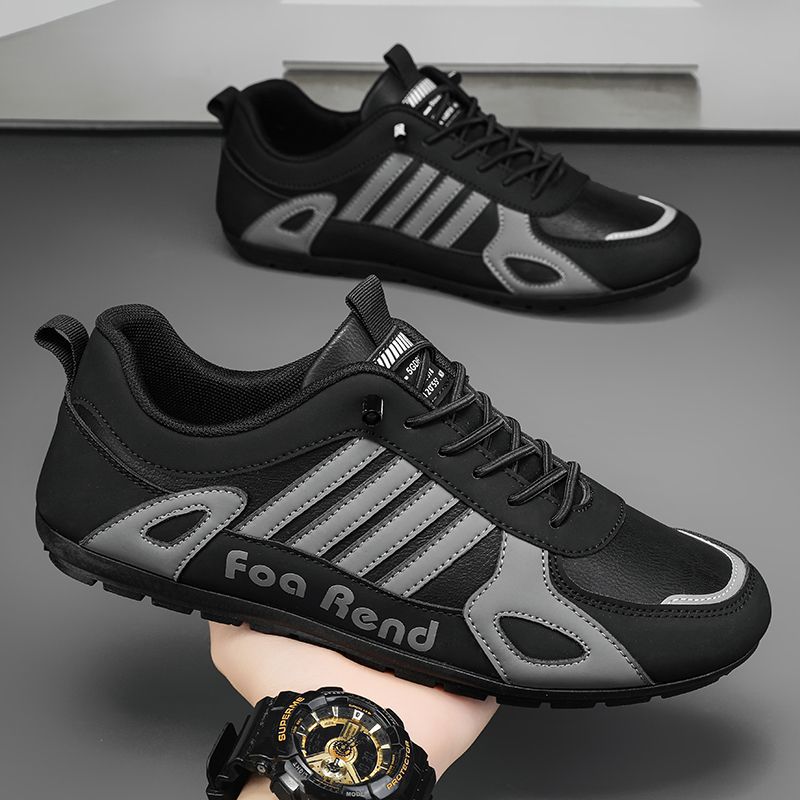 Herren Sneaker Skate Schuhe Sportlich Schwarz