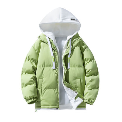 Herren Outdoor-Daunenjacke Sportlich Wasserdicht Mit Kapuze