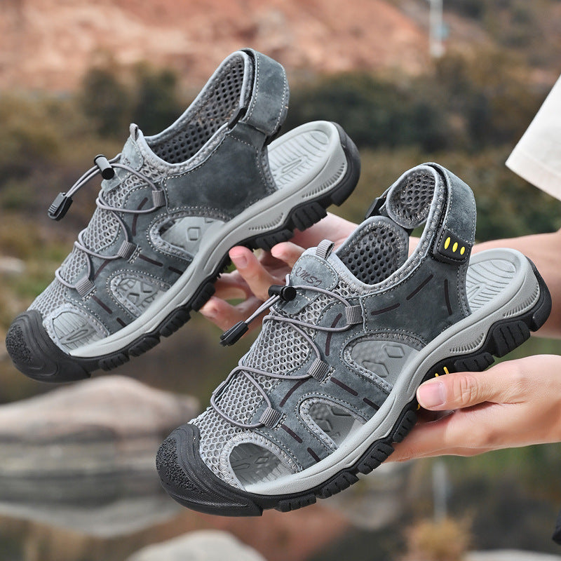 Damen Trekking-Sandalen Atmungsaktiv Stoßdämpfend Verstellbar