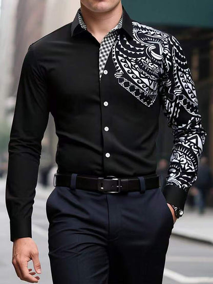 Herren Hemd Modern mit exklusiven Mustern Berlin Style