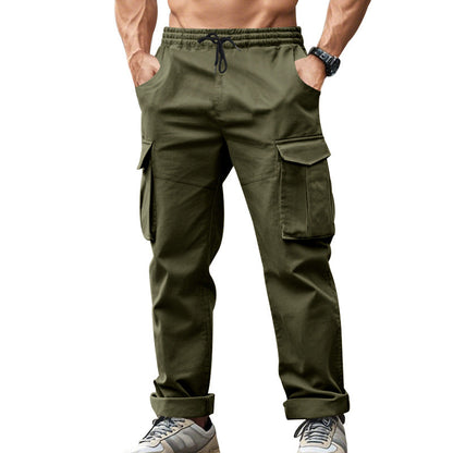 Herren Cargo-Hose Bequem Mit Seitentaschen Elastisch