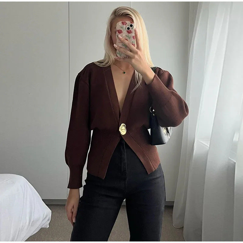 Damen Strickjacke Modern Glamour Style - BerlinGlamour