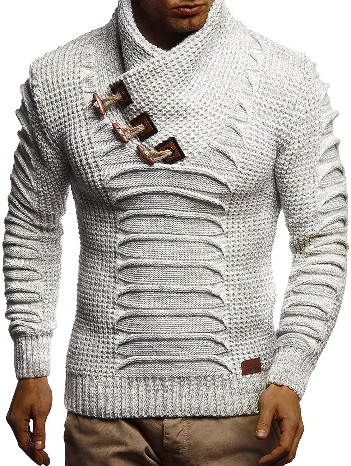 Herren Pullover Grobstrick Rustikal Modern