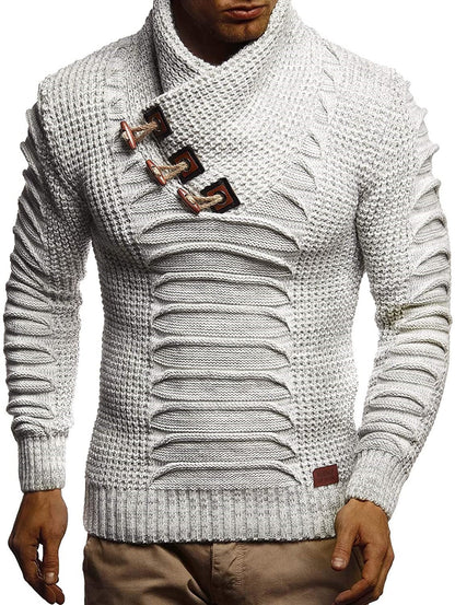 Herren Pullover Grobstrick Rustikal Modern