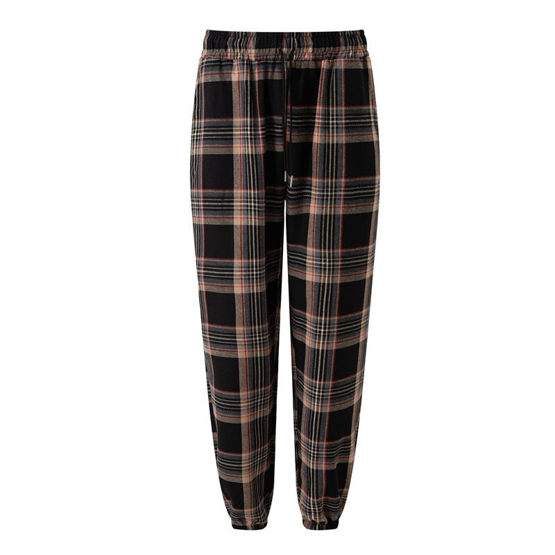 Herren Flanellhose Bequem Mit Seitentaschen Elastisch