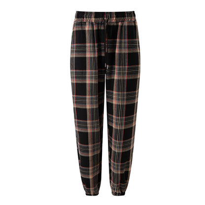 Herren Flanellhose Bequem Mit Seitentaschen Elastisch