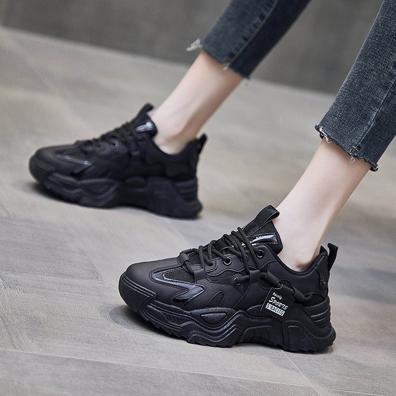Damen Sneaker Sportlich Chunky Atmungsaktiv Laufschuhe