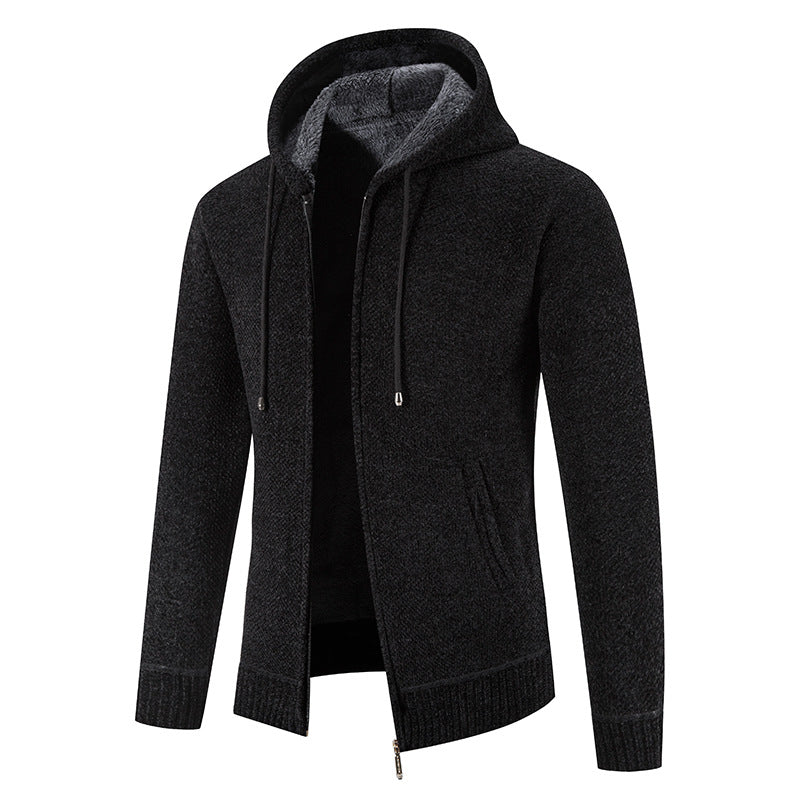 Herren Kapuzenjacke Weich Innenfutter Modern Design