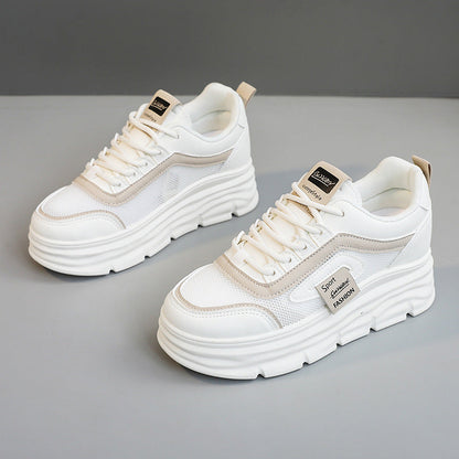 Damen Sneaker PlateauSport Schuhe Atmungsaktiv Mode
