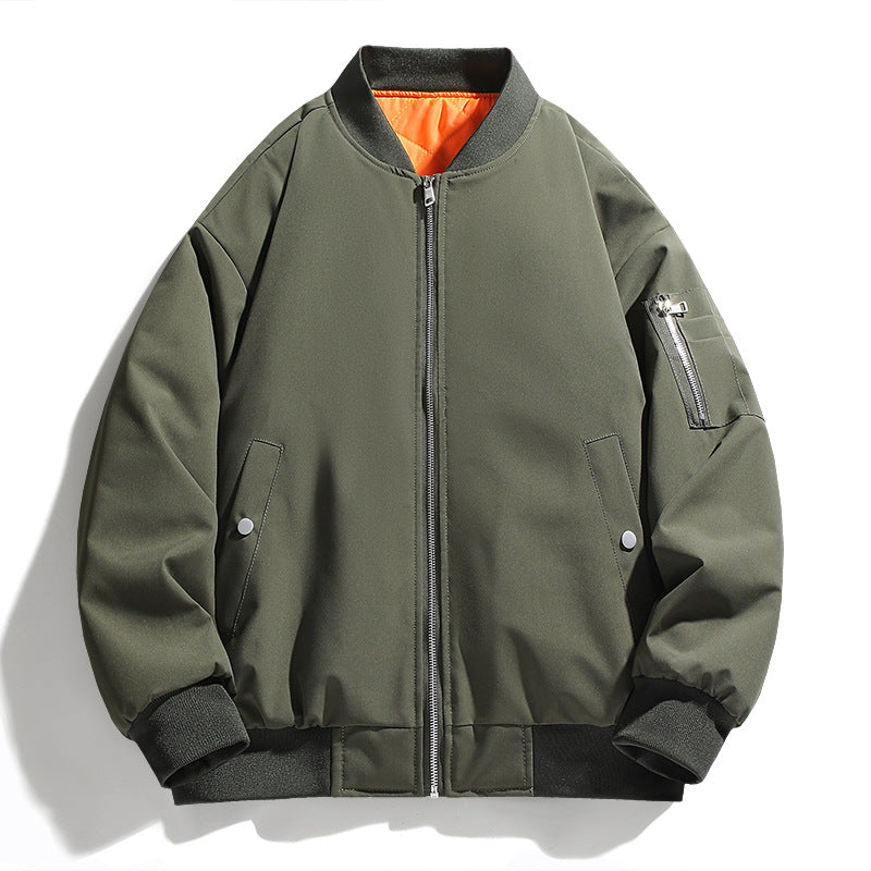 Herren Bomberjacke Lässig mit Taschen Urban Style
