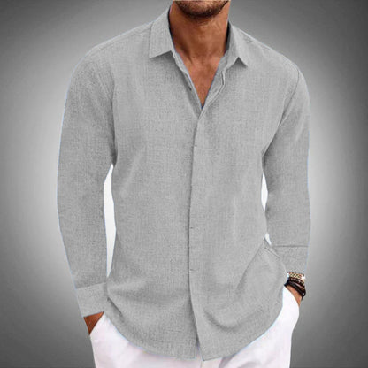 Herren Hemd Modern Strukturstoff Elegant