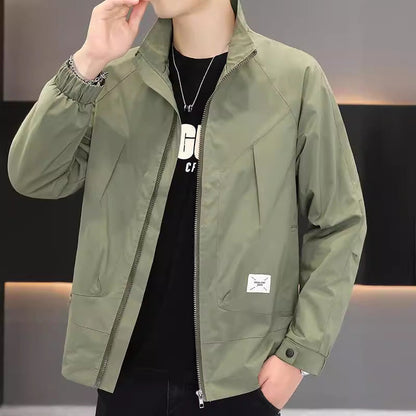 Winddichte Unisex Jacke Leicht Modern Schnitt