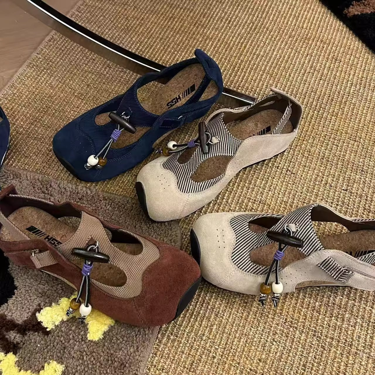 Damen Leder Schnürschuhe Modern Atmungsaktiv - BerlinGlamour