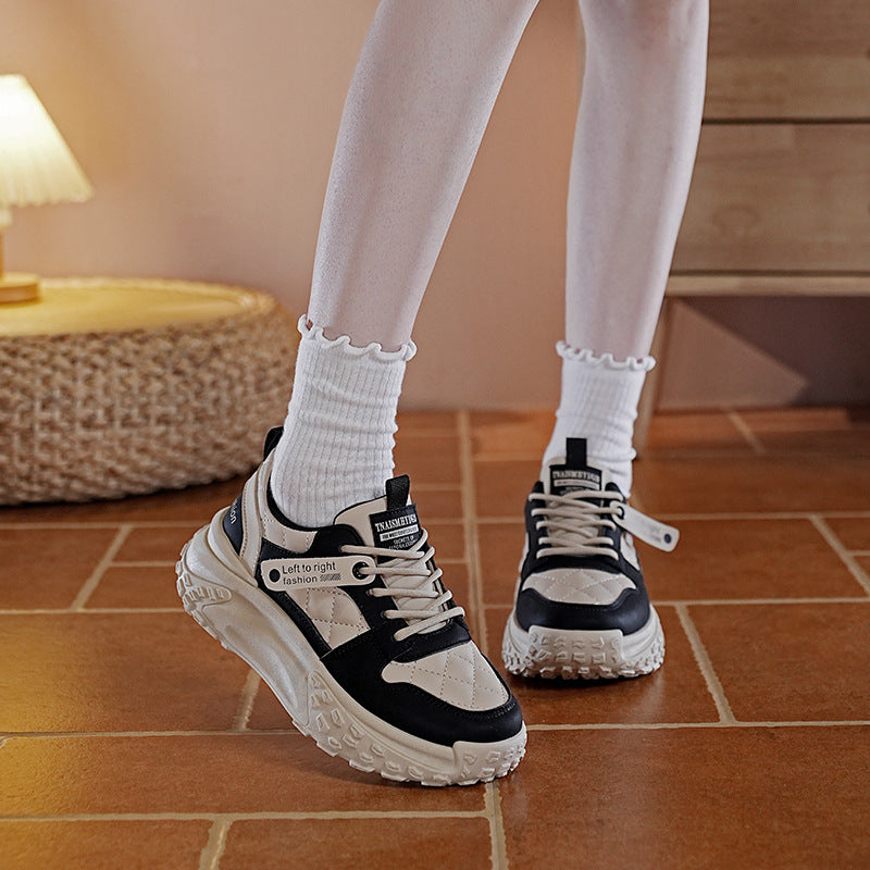 Damen Sneaker Chunky Weite Passform Modern