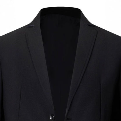 Herren Blazer Slim Fit Modern Elegant Schwarz