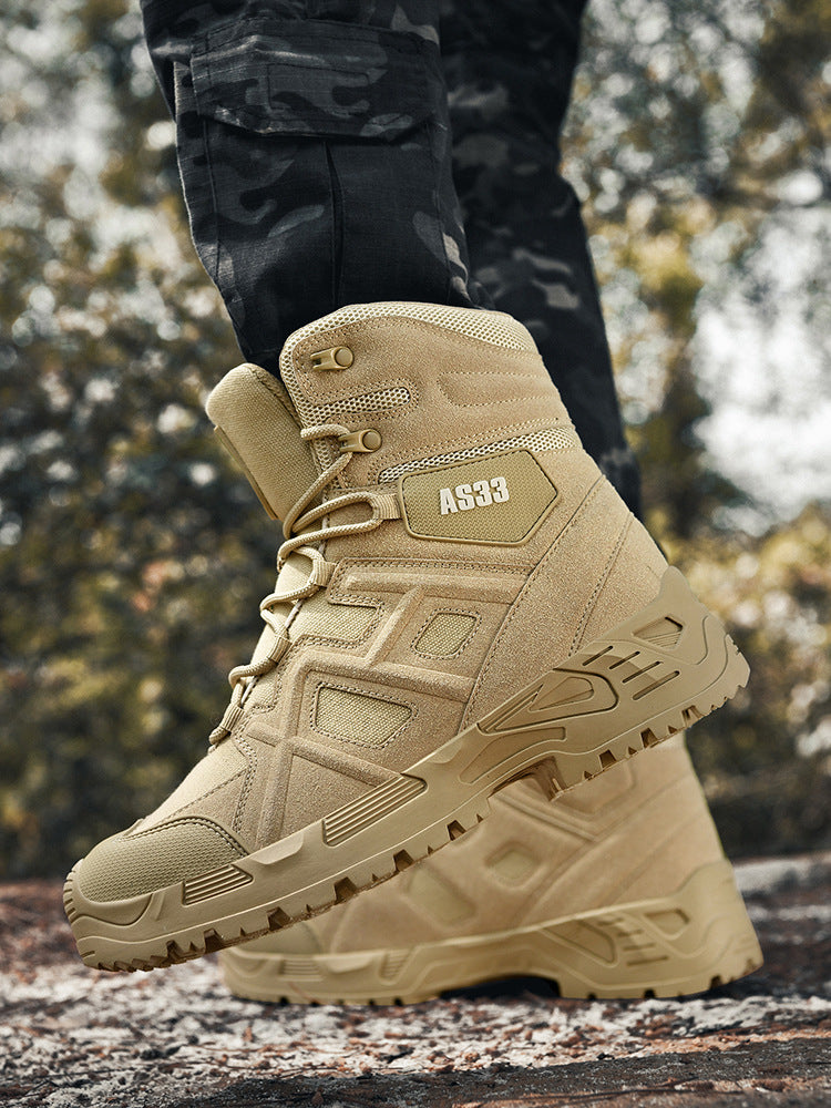 Herren Tactical Stiefel Strapazierfähig Rutschfest