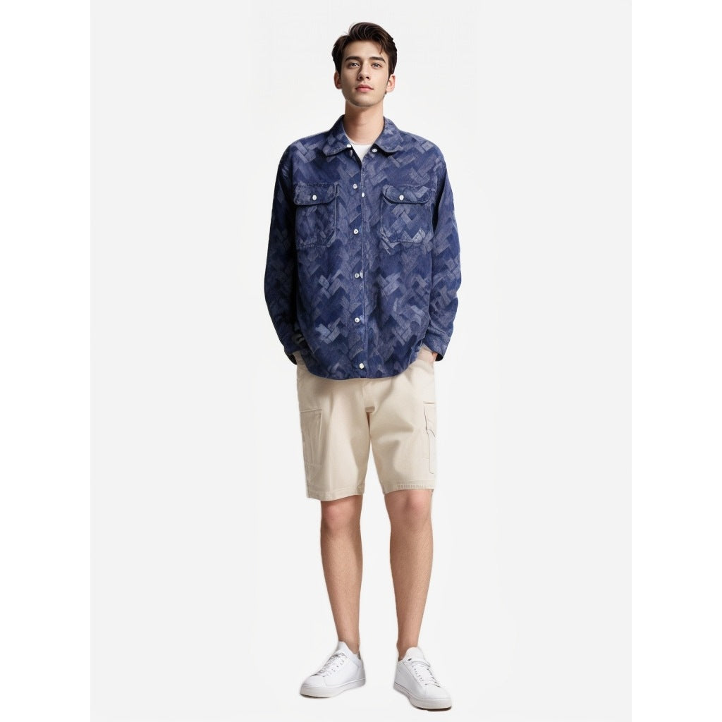 Herren Overshirt Lässig Casual Berlin Style - BerlinGlamour