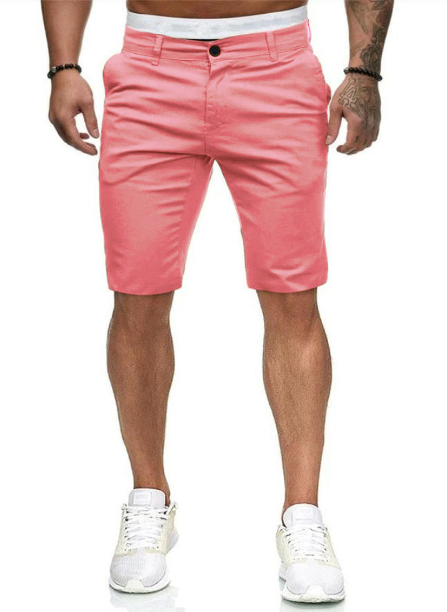 Herren Chino Shorts Elastisch Elegant Modern - BerlinGlamour