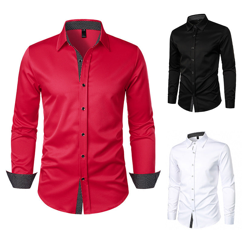 Herren Sommerhemd Elegant mit Druckdetails Modern - BerlinGlamour