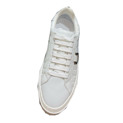 Damen Sneaker Bequem Modisch Weiße Sportschuhe