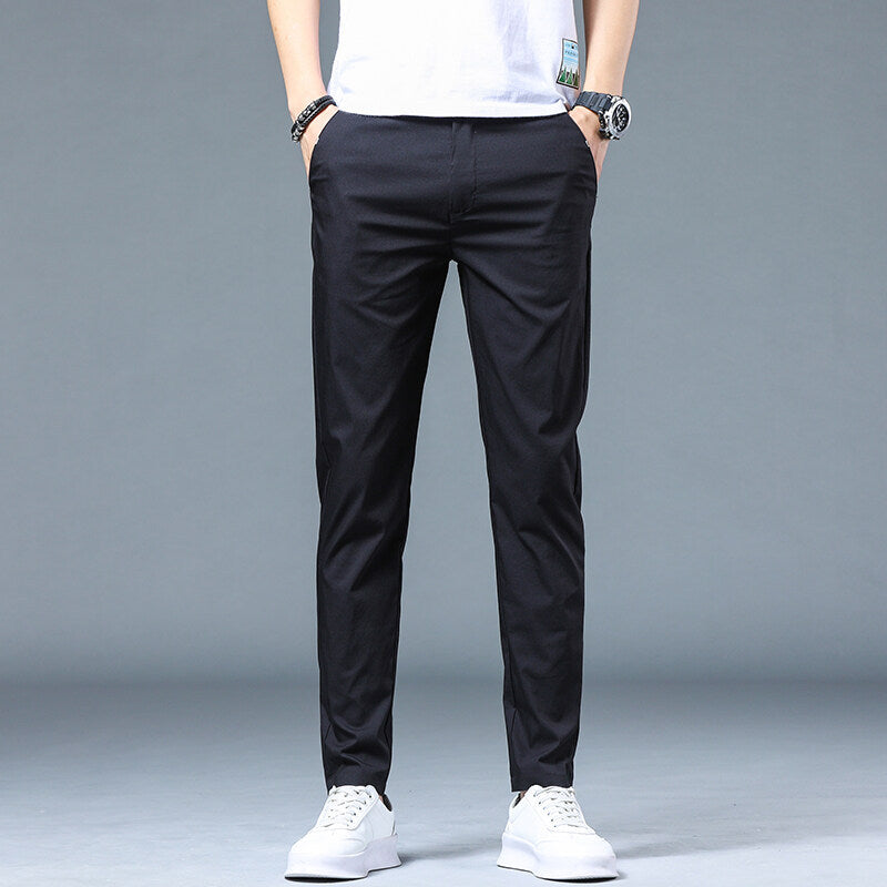 Herren Freizeithosen Slim Fit Modern Luftig Bequem