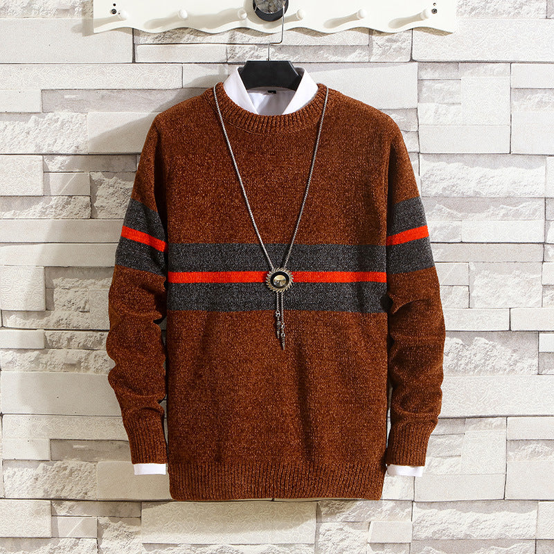 Modischer Herren Pullover Streifen Design Hochwertig
