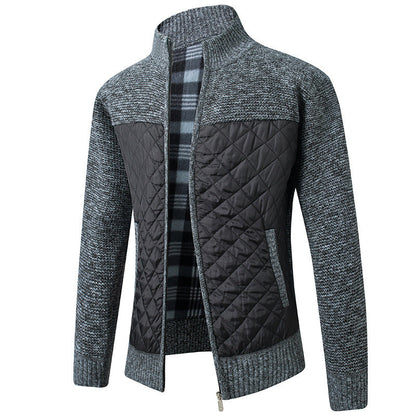 Herren Steppjacke Nylon Warm Isoliert