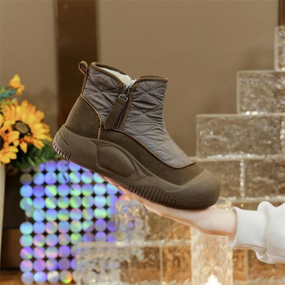 Damen Winterstiefel Warm Waterproof Elastisch Komfort