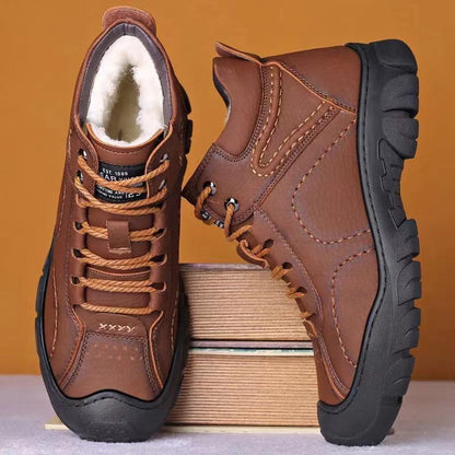 Wanderschuhe Damen Outdoor Stiefelette Warm Rutschfest