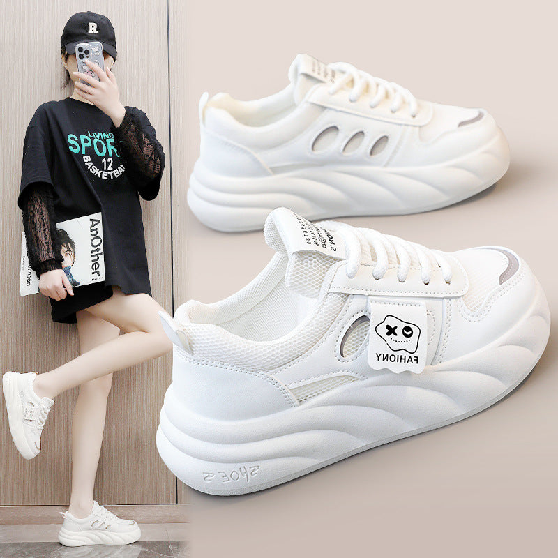 Damen Sneaker Plattform Schuhe Mesh Bequem - BerlinGlamour