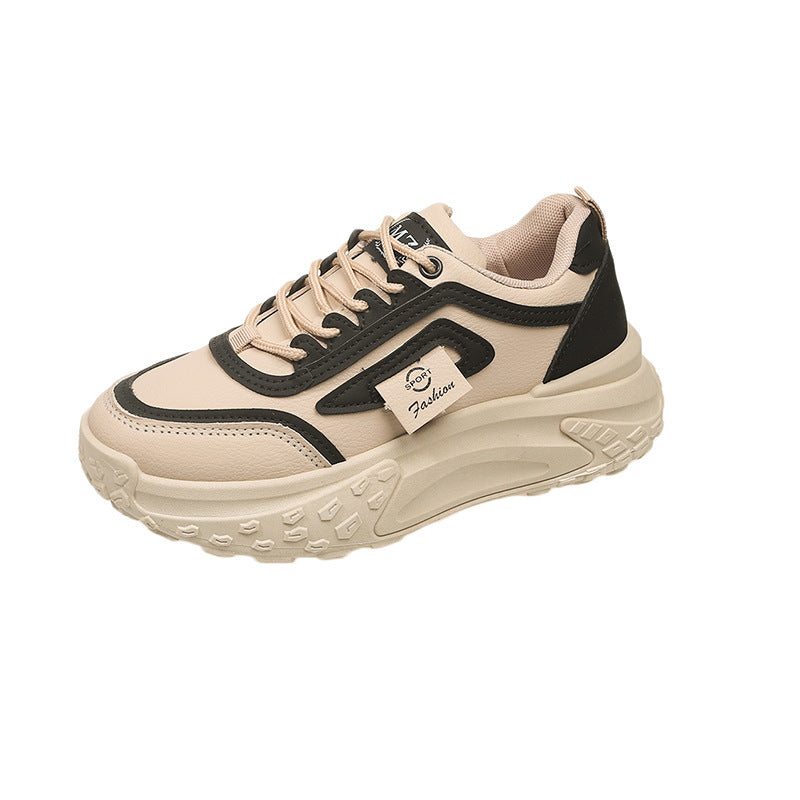 Damen Sneaker Sportlich Atmungsaktiv Weiss