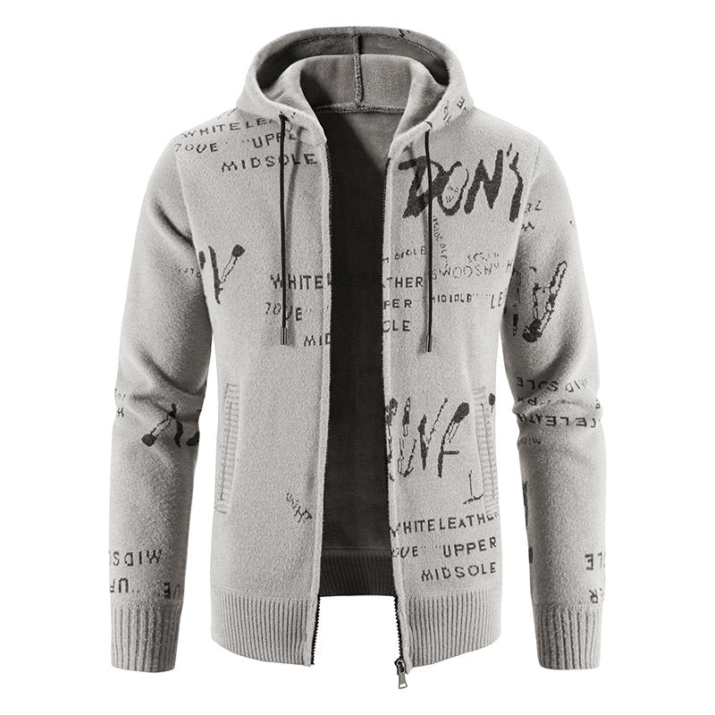 Herren Kapuzenjacke Modern mit coolen Prints